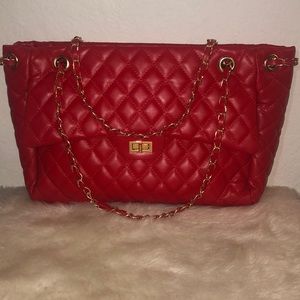 Sale⚡️New Luxury Red Quilted Handbag